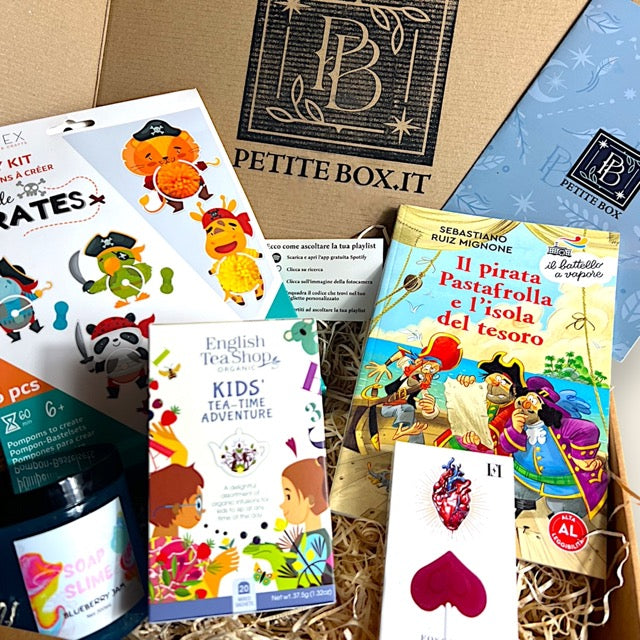 "Il pirata Pastafrolla e l'isola del tesoro" - Petite Box Letteraria - Età di lettura: da 5 anni.