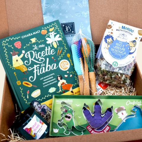 "Le mie ricette da fiaba. Lupi mangiatorte, principesse intraprendenti e piatti incantati" - Petite Box Letteraria - Età di lettura: da 5 anni. - CHEF