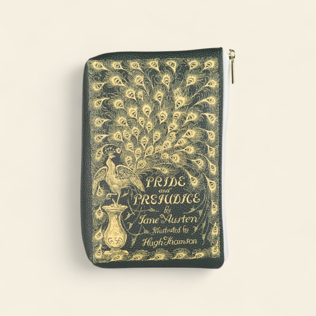 Pochette portatutto verde Pride And Prejudice - "Orgoglio e Pregiudizio" di Jane Austen