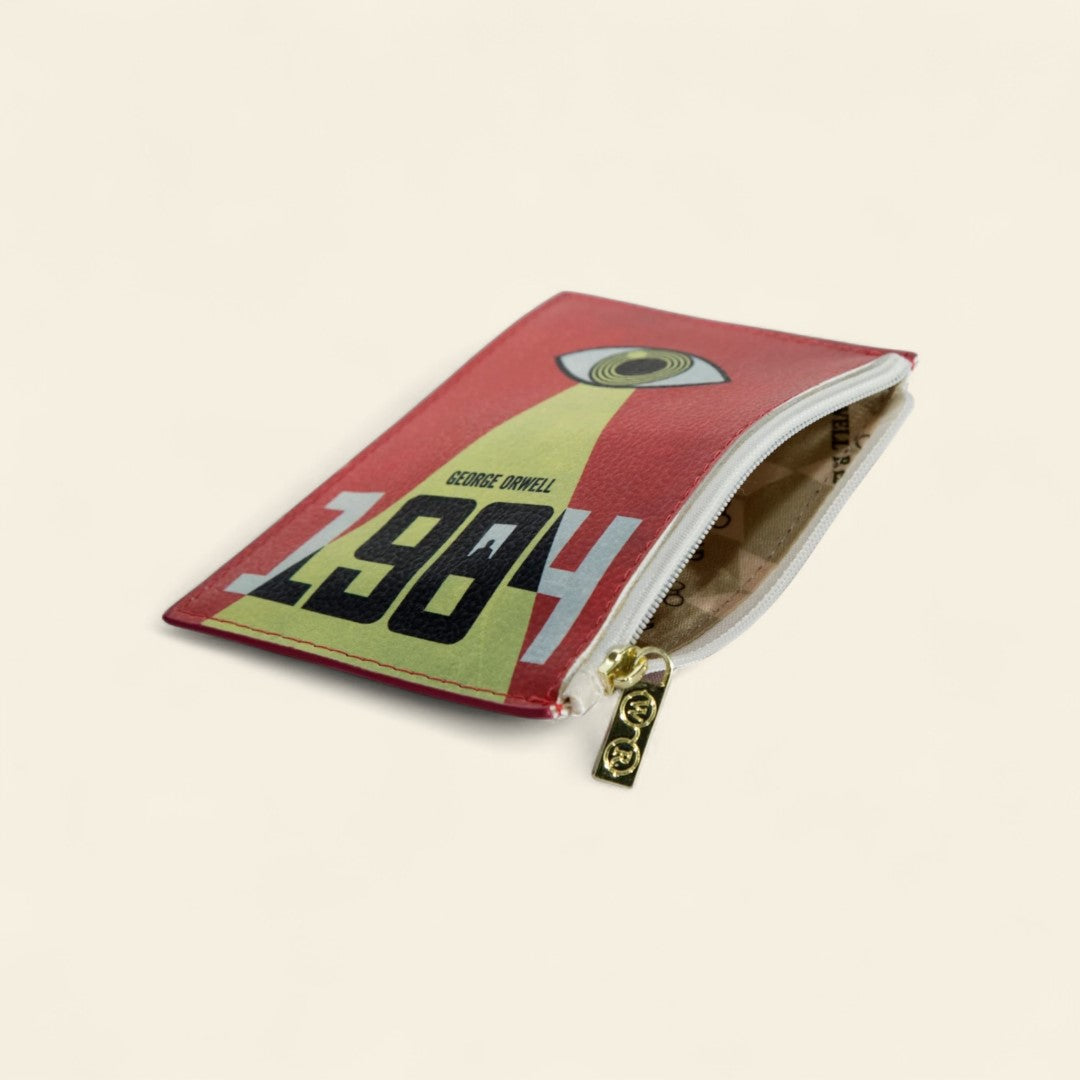 Portamonete e portacarte "1984" di George Orwell