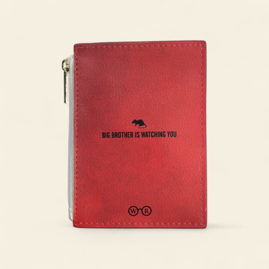 Portamonete e portacarte "1984" di George Orwell