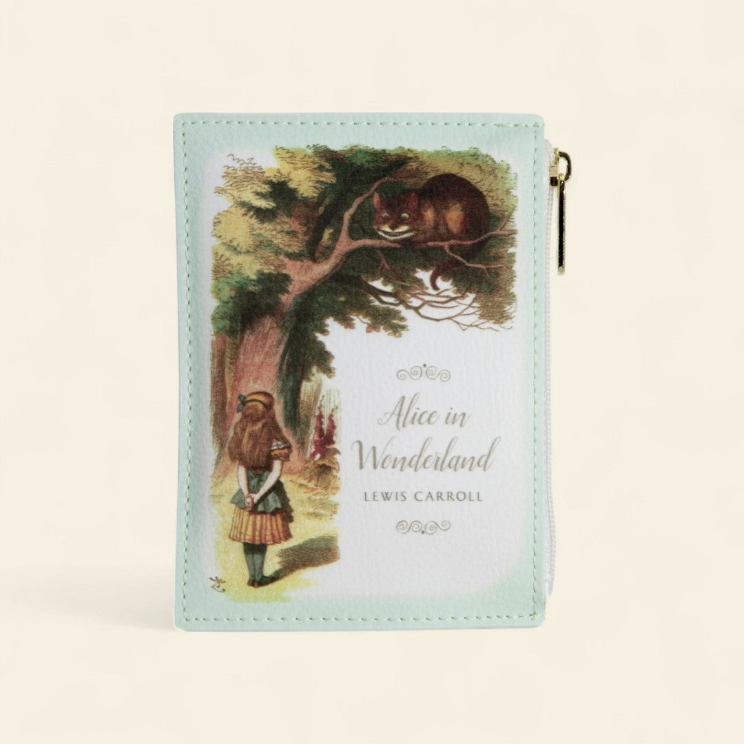 Portamonete e portacarte turchese Alice in Wonderland - "Alice nel Paese delle Meraviglie" di Lewis Carroll