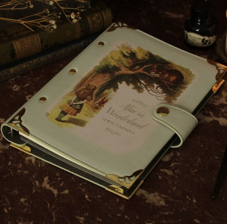 Agenda/Quaderno ad anelli "Le Avventure di Alice nel Paese delle Meraviglie" di Lewis Carroll