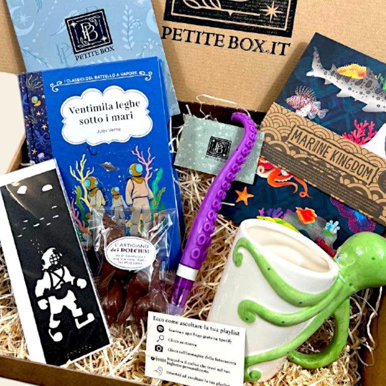 "Ventimila Leghe Sotto i Mari" - Petite Box Letteraria - Età di Lettura dai 9 anni