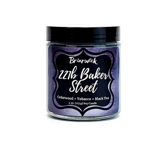 221b Baker Street- Candela Sherlock Holmes in barattolo di vetro 113 g - PetiteBox.it