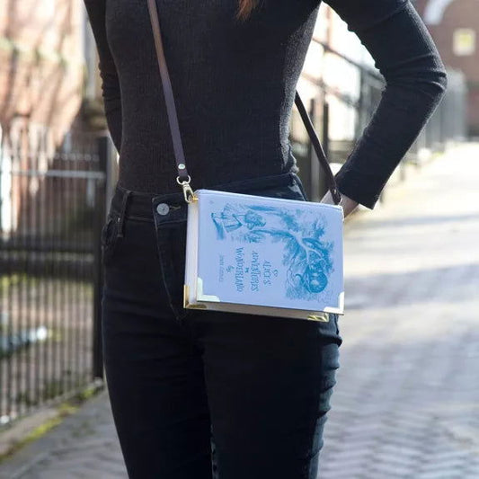 Borsa Alice in Wonderland azzurra - PetiteBox.it