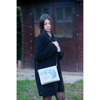 Borsa Alice in Wonderland azzurra - PetiteBox.it