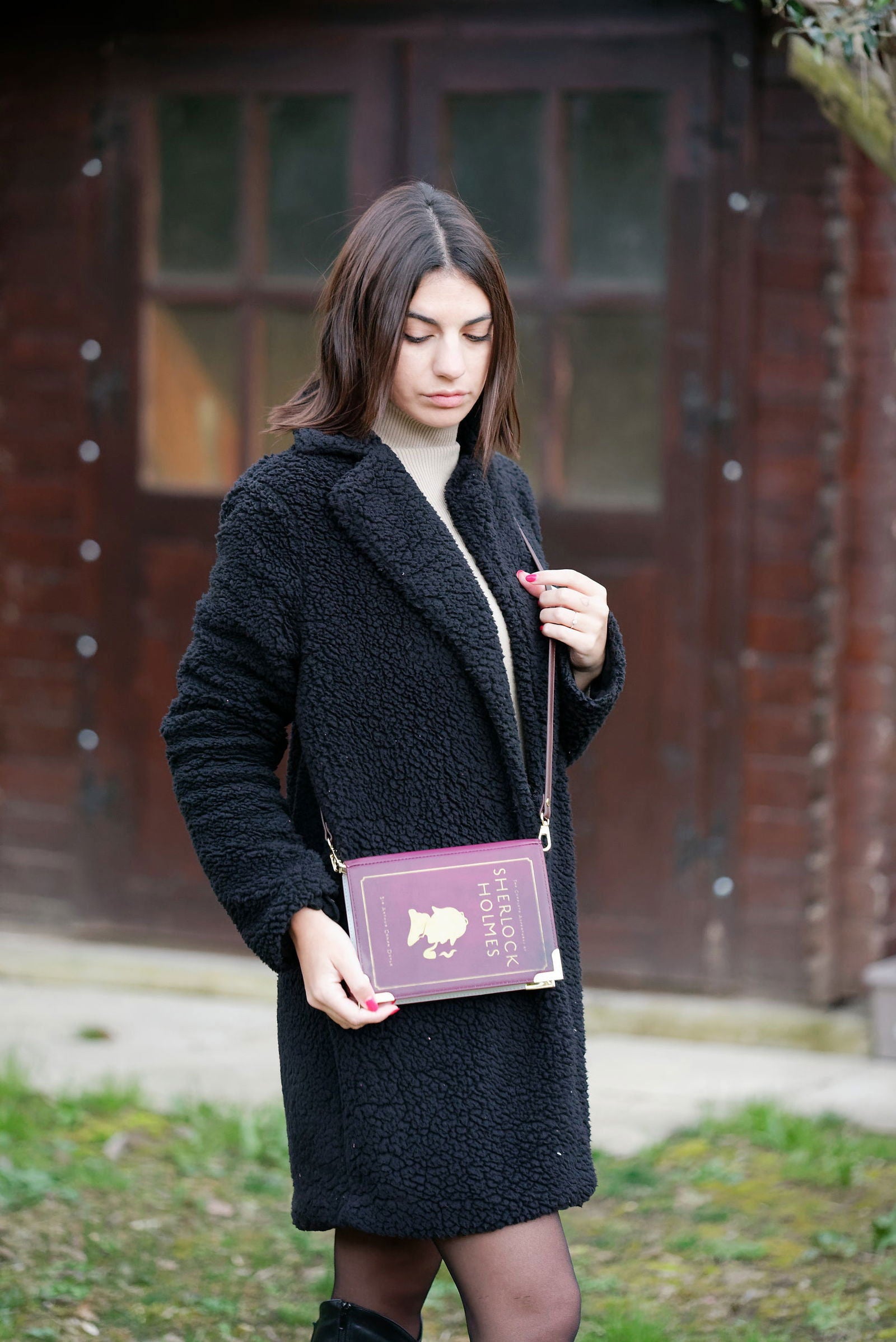 Borsa bordeaux Sherlock Holmes - PetiteBox.it