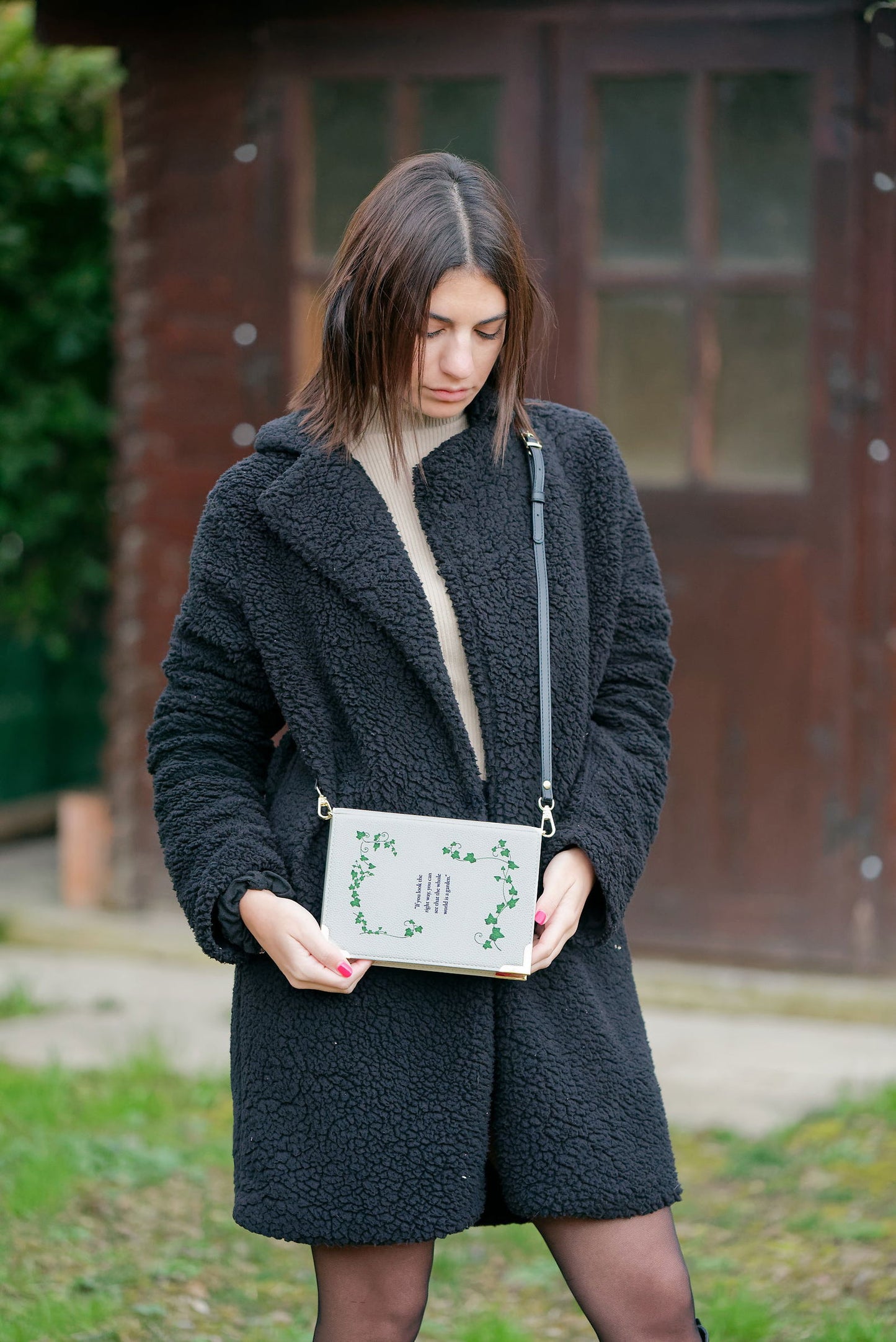 Borsa grigia piccola The Secret Garden -  - 