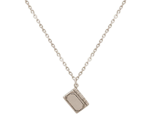 Collana in Argento 925 con Libro 3D - PetiteBox.it