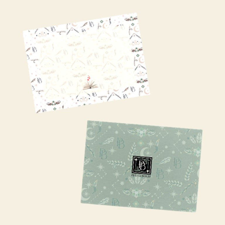 Biglietto libro aperto con cuori