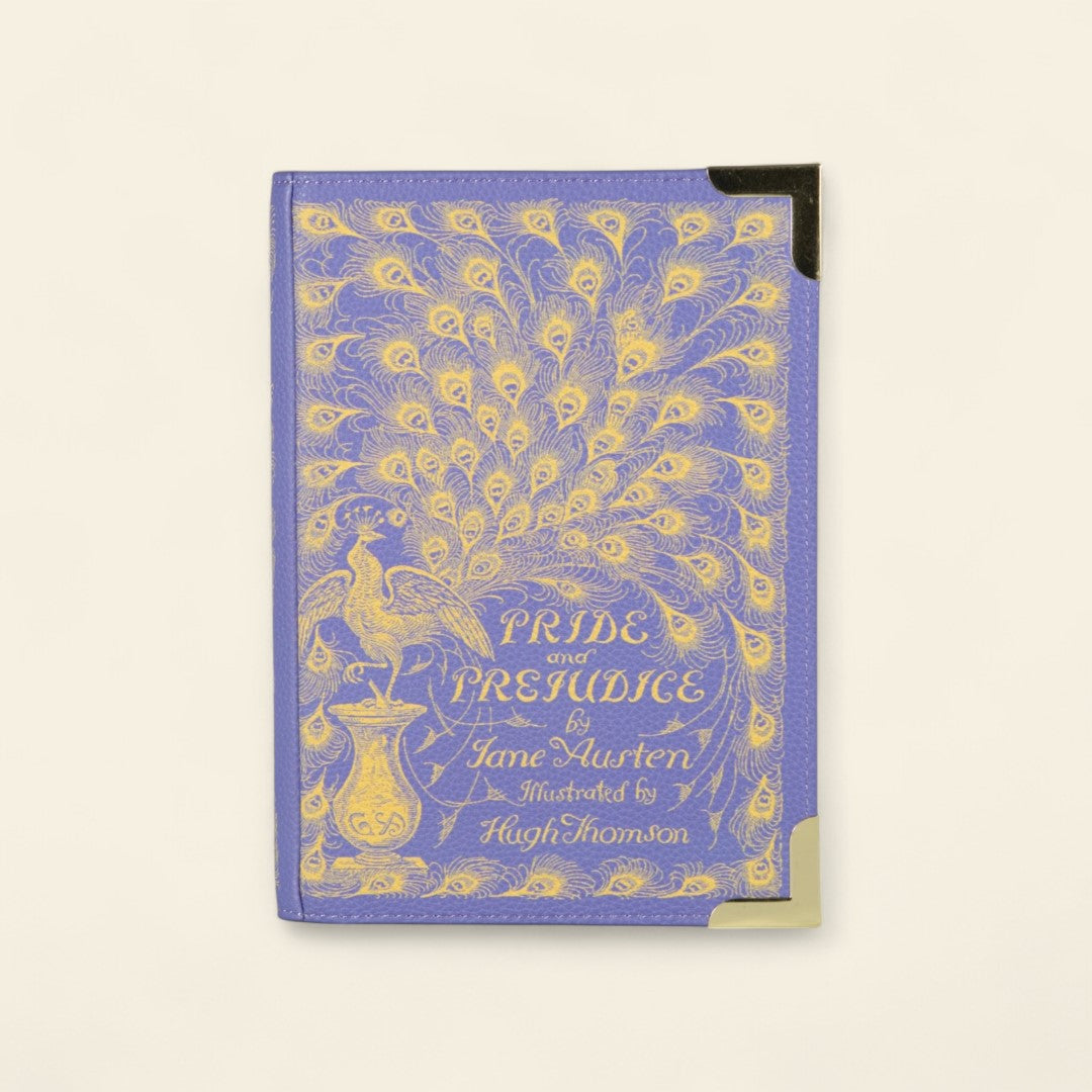Borsa viola Pride and Prejudice - "Orgoglio e Pregiudizio" di Jane Austen