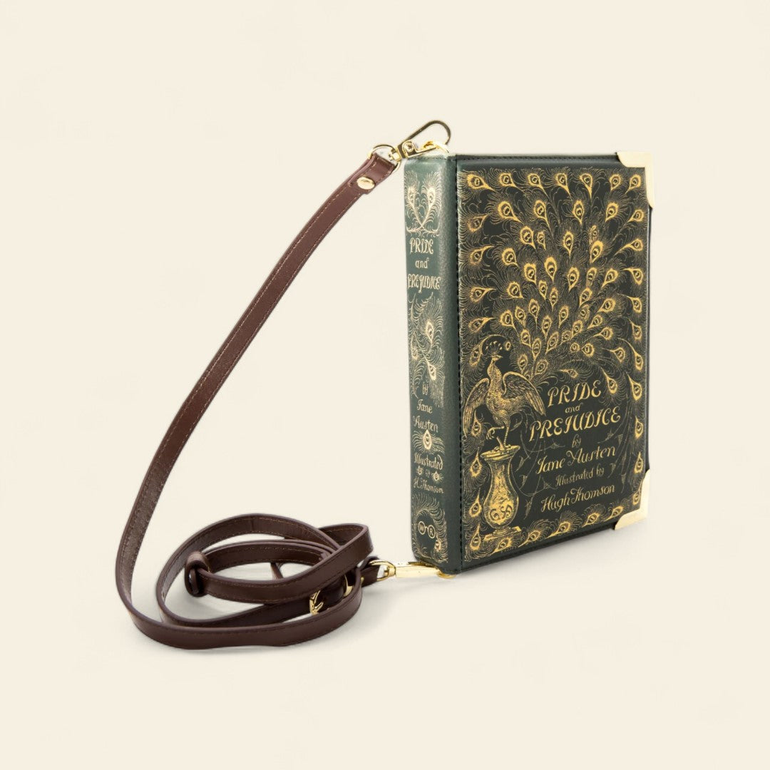 Borsa verde Pride and Prejudice - "Orgoglio e Pregiudizio" di Jane Austen