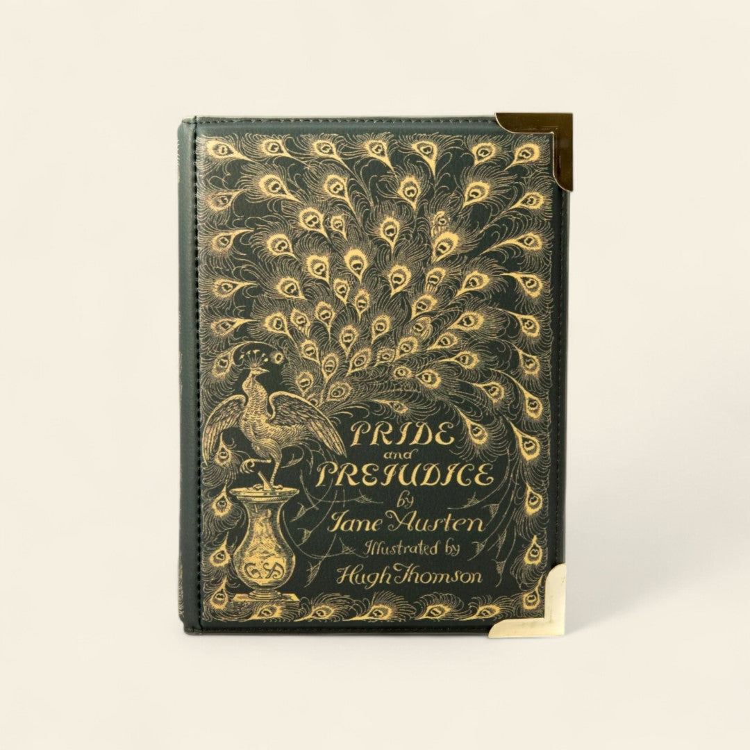 Borsa verde Pride and Prejudice - "Orgoglio e Pregiudizio" di Jane Austen