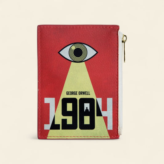 Portamonete e portacarte "1984" di George Orwell