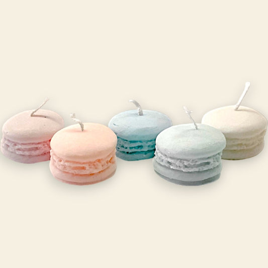 Set Piccole Candele Macaron